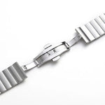 Cinturino per orologio in acciaio inossidabile con chiusura a farfalla a una perlina., For Honor Band 11 / Band 11 Pro