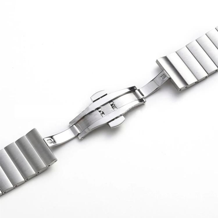Cinturino per orologio in acciaio inossidabile con chiusura a farfalla a una perlina., For Honor Band 11 / Band 11 Pro