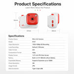 Mini fotocamera lifestyle S167 da 2 MP HD con schermo a colori da 1,47 pollici, No Memory, 8G, 16G, 32G