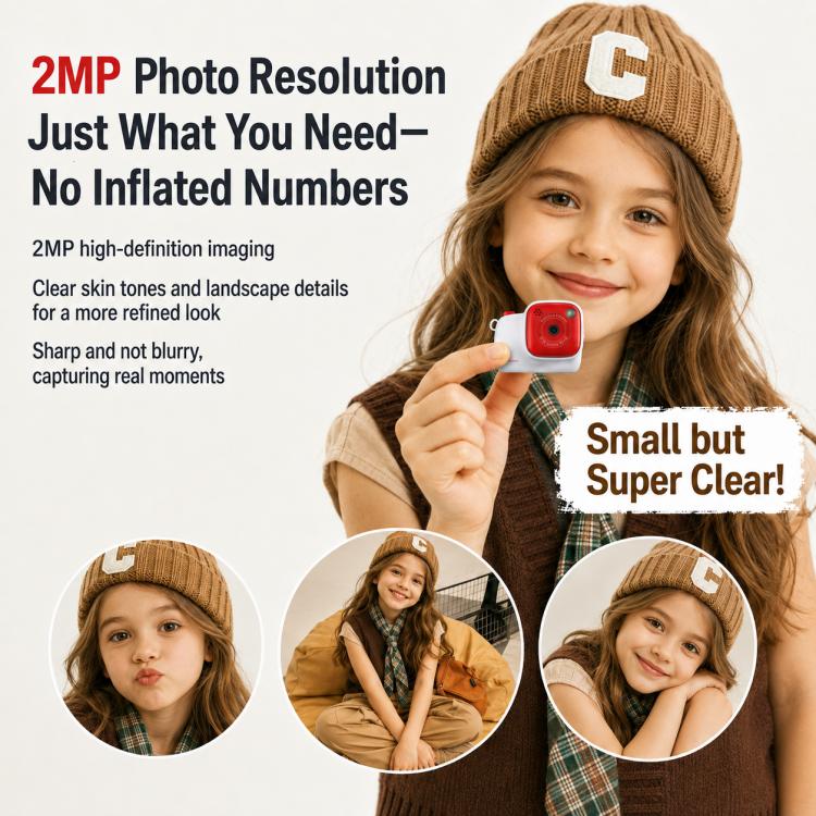 Mini fotocamera lifestyle S167 da 2 MP HD con schermo a colori da 1,47 pollici, No Memory, 8G, 16G, 32G