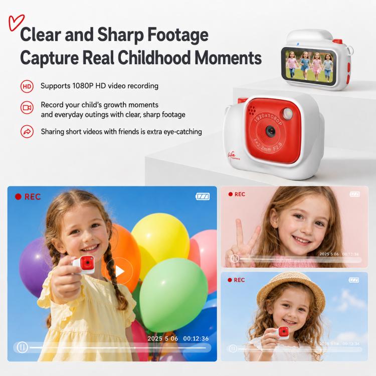 Mini fotocamera lifestyle S167 da 2 MP HD con schermo a colori da 1,47 pollici, No Memory, 8G, 16G, 32G