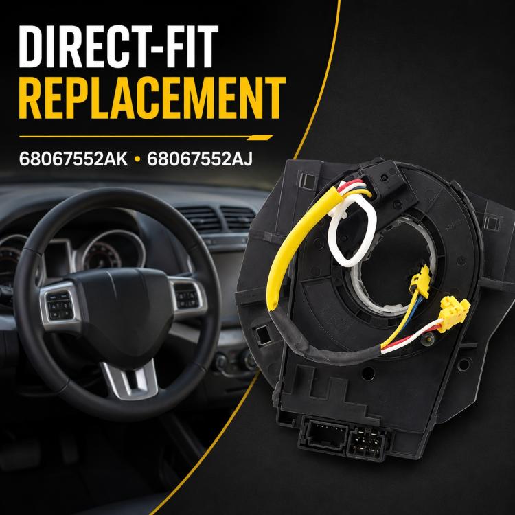 Cavo a spirale per airbag del volante auto 68067552AK, For Dodge Journey 2011-2018