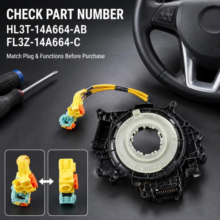 Cavo a spirale per airbag del volante auto HL3T14A664AB, For Ford Expedition