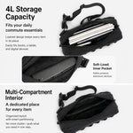Borsa a tracolla da uomo OZUKO per attività all'aperto, ciclismo, abbigliamento urbano, tecnologia e pendolarismo.