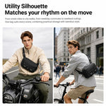 Borsa a tracolla da uomo OZUKO per attività all'aperto, ciclismo, abbigliamento urbano, tecnologia e pendolarismo.