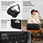 Borsa a tracolla da uomo OZUKO per attività all'aperto, ciclismo, abbigliamento urbano, tecnologia e pendolarismo.
