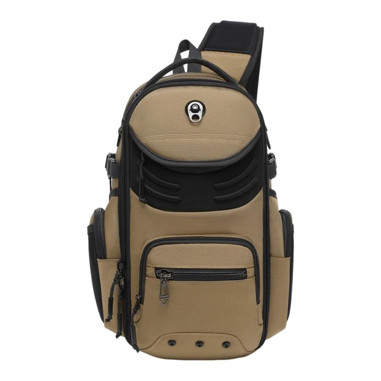 Borsa a tracolla/petto multifunzionale da uomo OZUKO da 17 litri, grande capacità, ideale per attività all'aperto e per il pendolarismo.