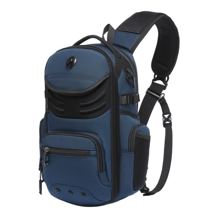 Borsa a tracolla/petto multifunzionale da uomo OZUKO da 17 litri, grande capacità, ideale per attività all'aperto e per il pendolarismo.