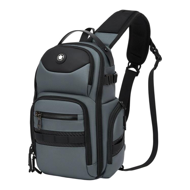 OZUKO Borsa a tracolla da uomo di grande capacità, 11 litri, ideale per attività all'aperto, tecnologia e pendolarismo.