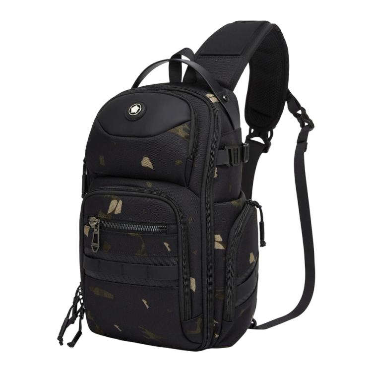 OZUKO Borsa a tracolla da uomo di grande capacità, 11 litri, ideale per attività all'aperto, tecnologia e pendolarismo.