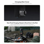 Cover antipioggia per ricarica Insta360 X6 con protezione IPX4