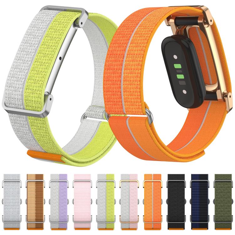 Cinturino per orologio xDfind in nylon traspirante con cassa in metallo, filato di piuma integrato e lavorazione a immersione., For Google Fitbit Air