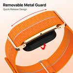 Cinturino per orologio xDfind in nylon traspirante con cassa in metallo, filato di piuma integrato e lavorazione a immersione., For Google Fitbit Air