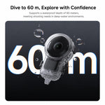 Custodia subacquea invisibile impermeabile fino a 60 metri per Insta360 X6