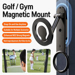 D73-1 Supporto magnetico per telefono pieghevole a doppia faccia, girevole a 360 gradi, per un utilizzo in qualsiasi situazione