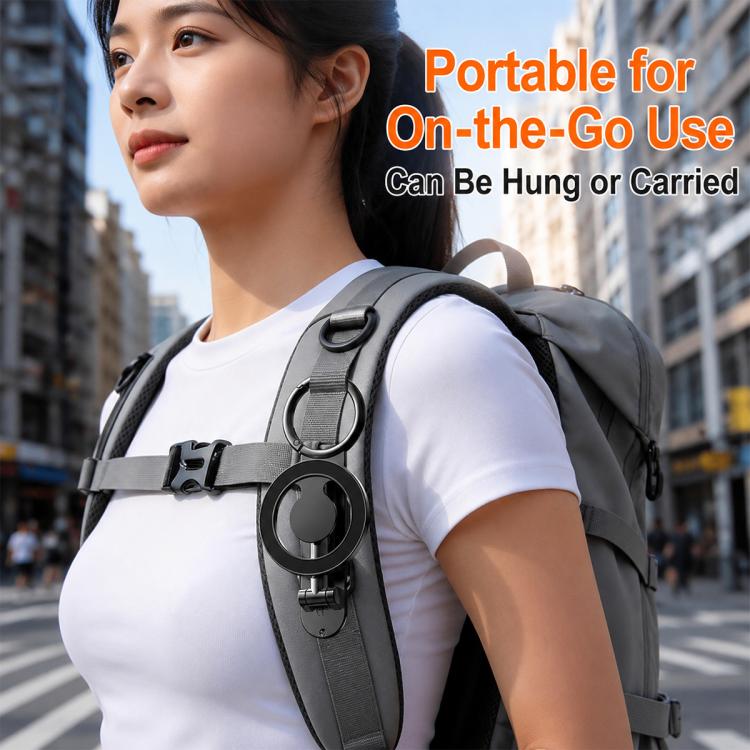 D73-1 Supporto magnetico per telefono pieghevole a doppia faccia, girevole a 360 gradi, per un utilizzo in qualsiasi situazione
