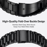 Cinturino per orologio xDfind Three Beads in acciaio inossidabile, For Garmin Venu X1