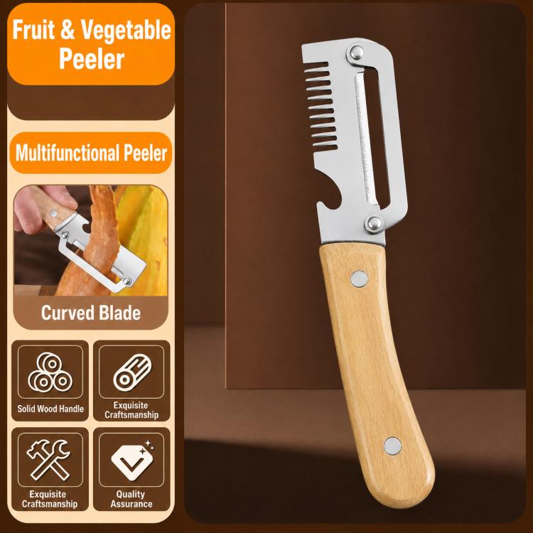 Pelapatate e affettatrice a julienne multifunzione in acciaio inossidabile LsCook per frutta e verdura, Julienne Slicer