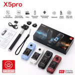 Action Camera X5 Pro 4K con schermo 2.0 pollici e angolo 200°