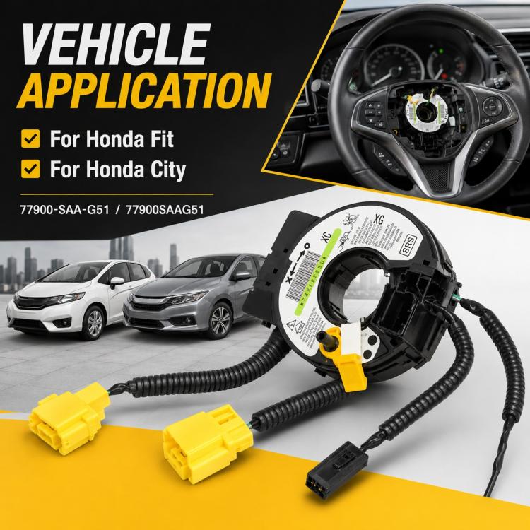 Cavo a spirale per airbag volante auto 77900-SAA-G51, For Honda Fit