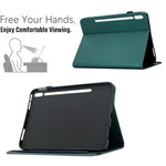 Custodia tablet intelligente in ecopelle per Galaxy Tab S10+ S9 FE+ S9+ e altri