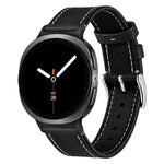 Cinturino per orologio xDfind Retro Crazy Horse Texture in pelle vegana, For Galaxy Watch9 / 8 / 8 Classic