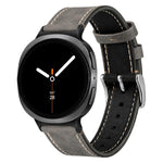 Cinturino per orologio xDfind Retro Crazy Horse Texture in pelle vegana, For Galaxy Watch9 / 8 / 8 Classic