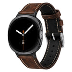 Cinturino per orologio xDfind Retro Crazy Horse Texture in pelle vegana, For Galaxy Watch9 / 8 / 8 Classic