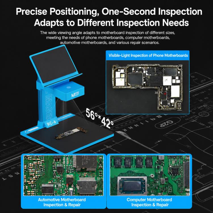 Analizzatore termico MaAnt RC-6 4K HD PCB motherboard 3D dual light