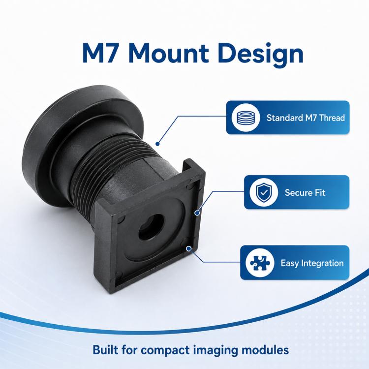 Obiettivo grandangolare M7 14.3mm per mini videocamera OV4689