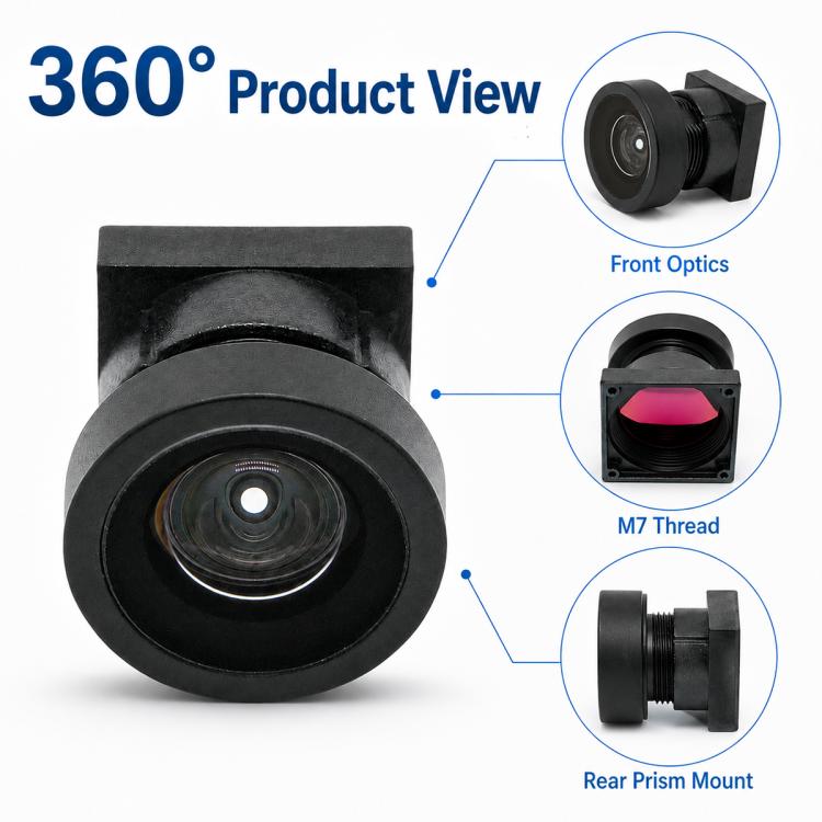 Obiettivo grandangolare M7 per fotocamera mini DV 1/4 pollice