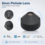 Lente appuntita 8mm compatibile con sensore 1/2,7" OV2710