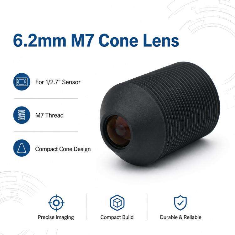 Modulo compatto per fotocamera con obiettivo a cono 6,2 mm M7