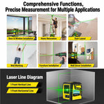 Livella laser portatile ad alta precisione ZHENBING con staffa a L