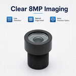 Telecamera industriale per visione artificiale con obiettivo HD da 8 MP e