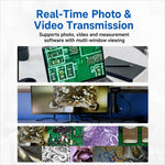 Lente d'ingrandimento per microscopio digitale Supereyes B013 da 12 MP