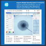 Lente d'ingrandimento per microscopio digitale Supereyes B013 da 12 MP