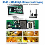 Lente d'ingrandimento per microscopio digitale Supereyes B013 da 12 MP