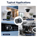 Obiettivo HD 4MP F1.8 per sensori 1/2,7 pollici domotica e videosorveglianza