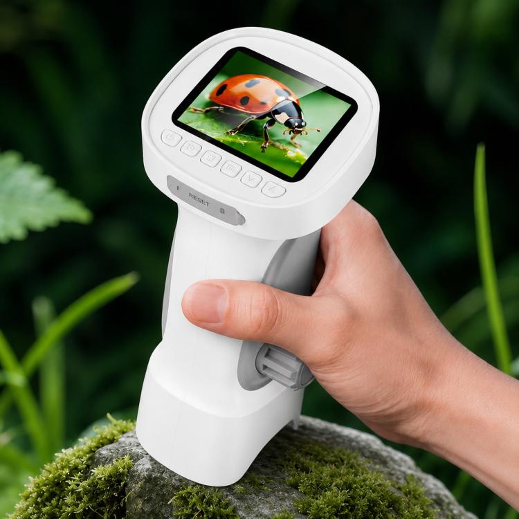 Microscopio digitale portatile per bambini con ingrandimento 1000x e display IPS