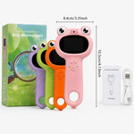 Microscopio digitale portatile 3 in 1 per bambini con lente d'ingrandimento