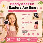 Microscopio digitale portatile 3 in 1 per bambini con lente d'ingrandimento