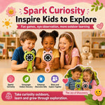 Microscopio digitale portatile 3 in 1 per bambini con lente d'ingrandimento