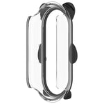 Cassa ibrida in metallo PC cava con copertura parziale in diamanti e orso., For Xiaomi Mi Band 8 / 8 NFC, For Xiaomi Smart Band 10 / 10 NFC, For Xiaomi Smart Band 9 / 9 NFC