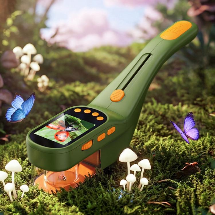 Microscopio digitale HD portatile con schermo LCD 2,8 pollici e ingrandimento