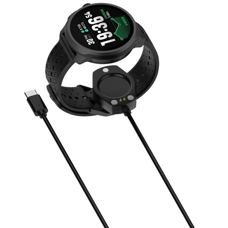 Cavo di ricarica magnetico per orologio Suunto Race 2 / Vertical 2, lunghezza 1 m., Type-C, USB-A