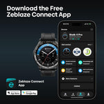 Zeblaze Btalk 4 Pro, smartwatch per fitness e benessere con schermo AMOLED da 1,43 pollici.