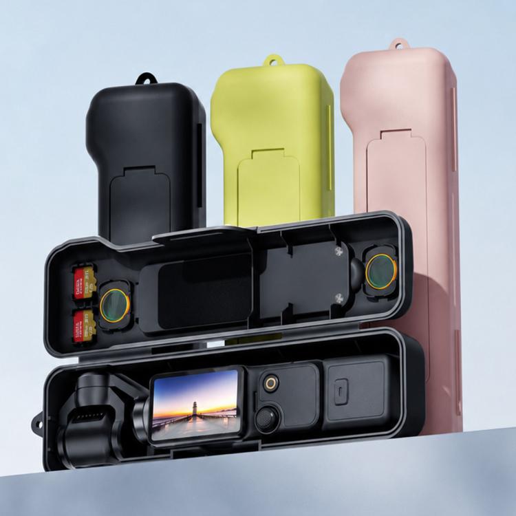 Copertura protettiva antiurto Xasurg con contenitore per filtro., For DJI Osmo Pocket 4 / 3