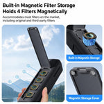 Copertura protettiva antiurto Xasurg con contenitore per filtro., For DJI Osmo Pocket 4 / 3