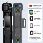 Copertura protettiva antiurto Xasurg con contenitore per filtro., For DJI Osmo Pocket 4 / 3
